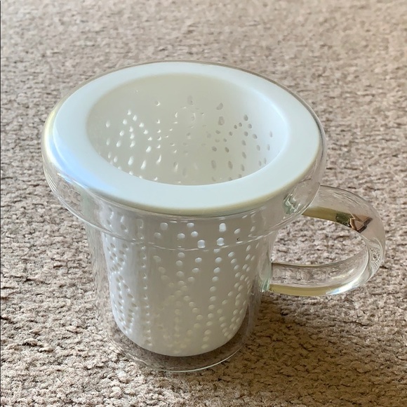 Loveramics glass mug with filter and lid - Picture 1 of 6